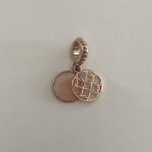 Authentic Pandora Rose Love Makes a Family dangle charm